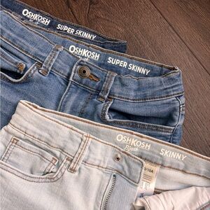 3/$15 OshKosh girls skinny jeans size 10/10A